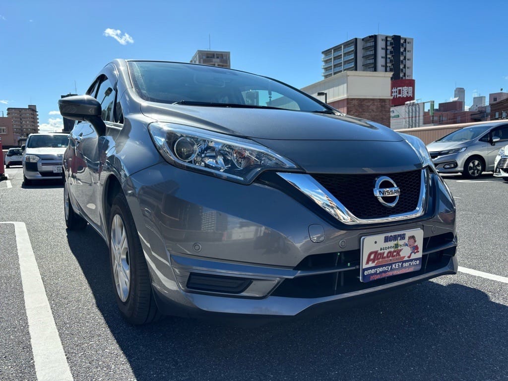 スペアキー作製のご依頼、日産 ノートE12 2020年式