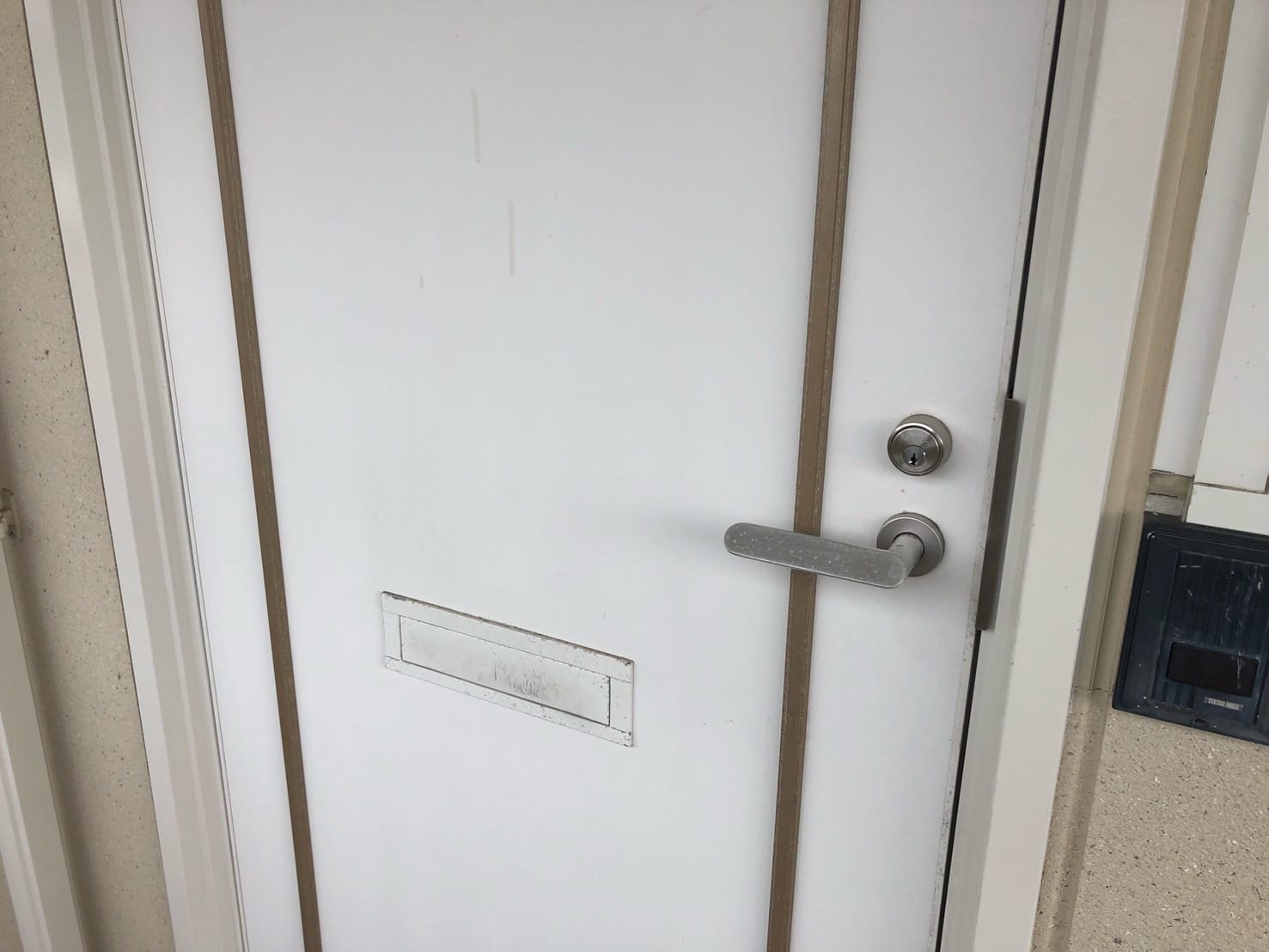 解錠のご依頼をいただいた玄関ドア