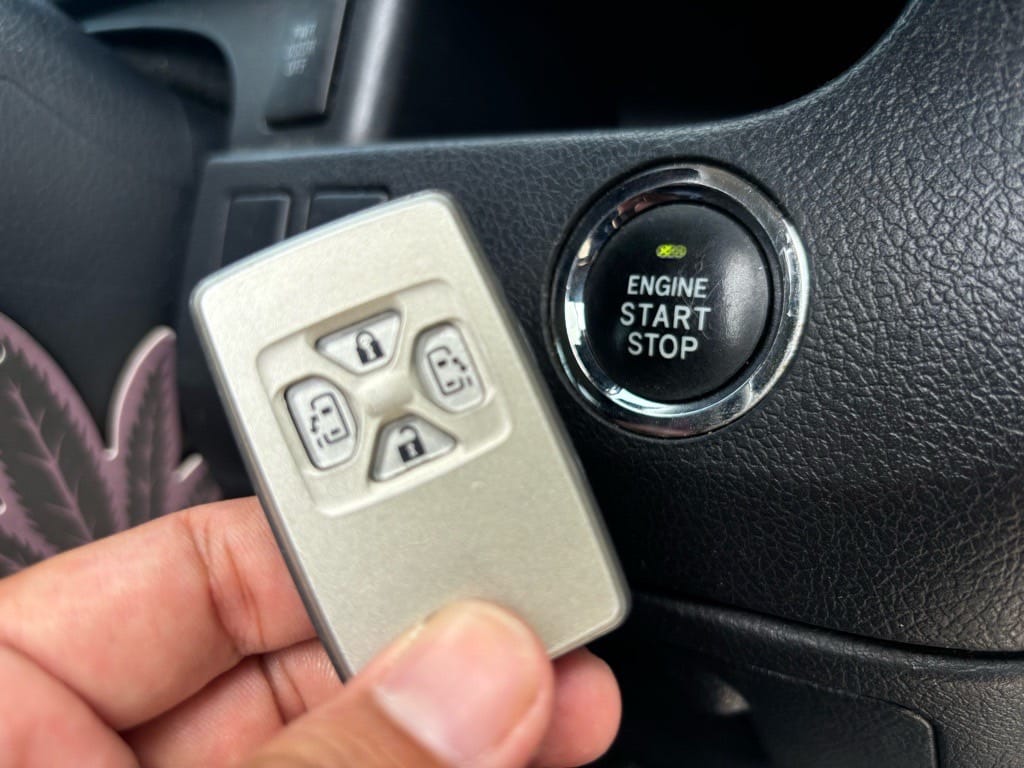 登録したトヨタノアのスマートキー