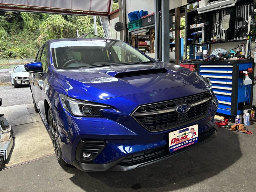 スペアキー作製のご依頼をいただいたスバル レヴォーグVN5 2022年式