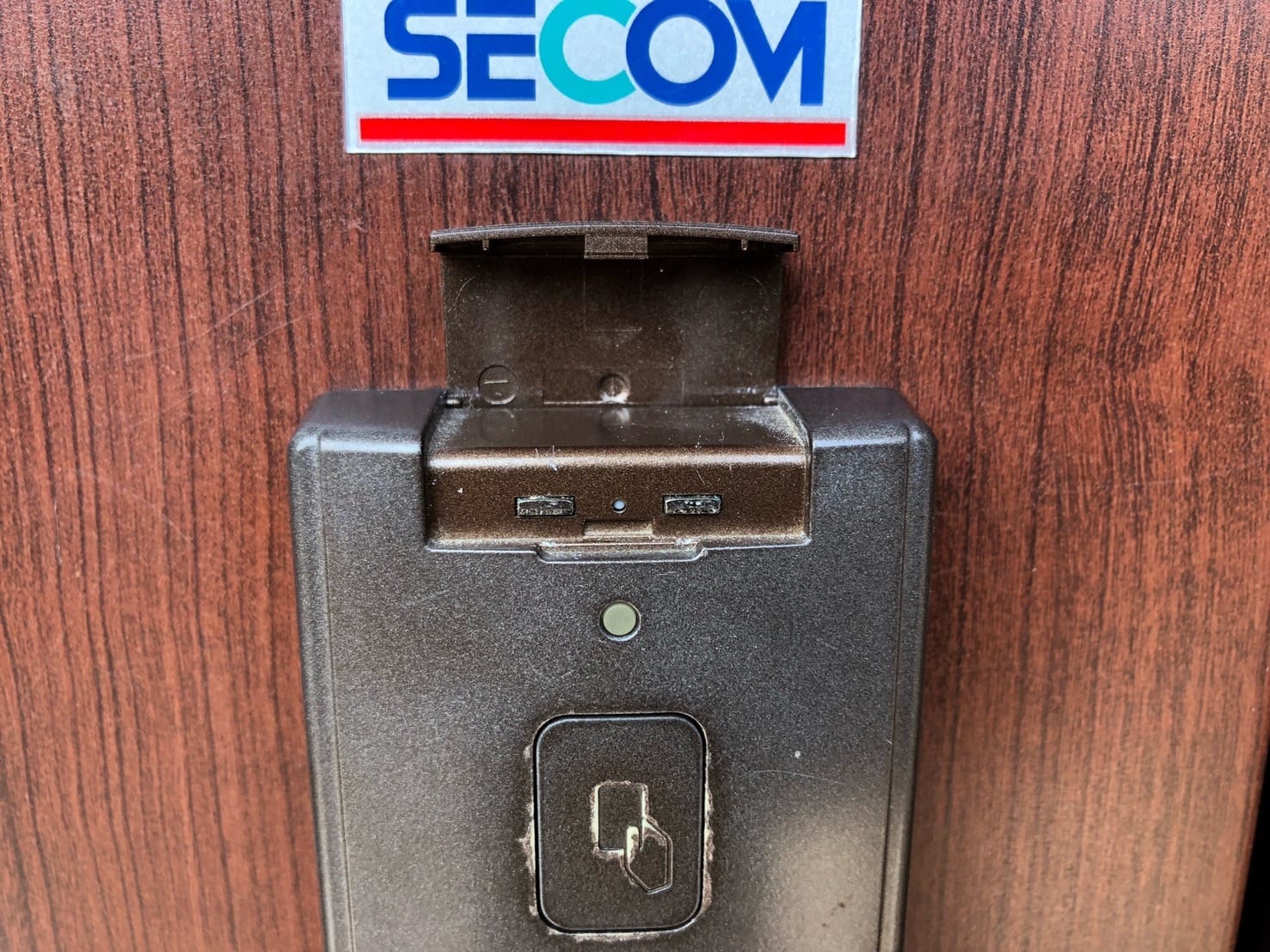 MIWA社の旧ピアック電子錠