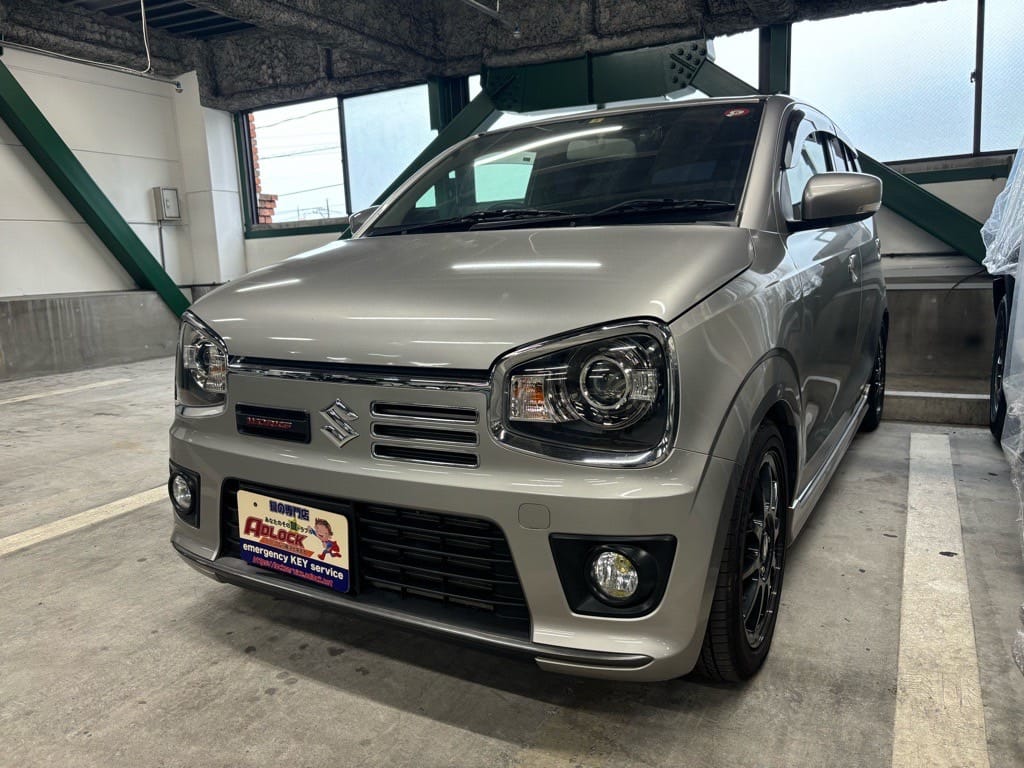スペアキー作製のご依頼をいただいたスズキ アルトワークス HA36S 2019年式