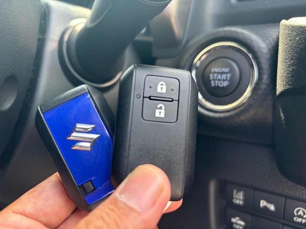 登録が完了したスズキハスラーのスマートキー二個