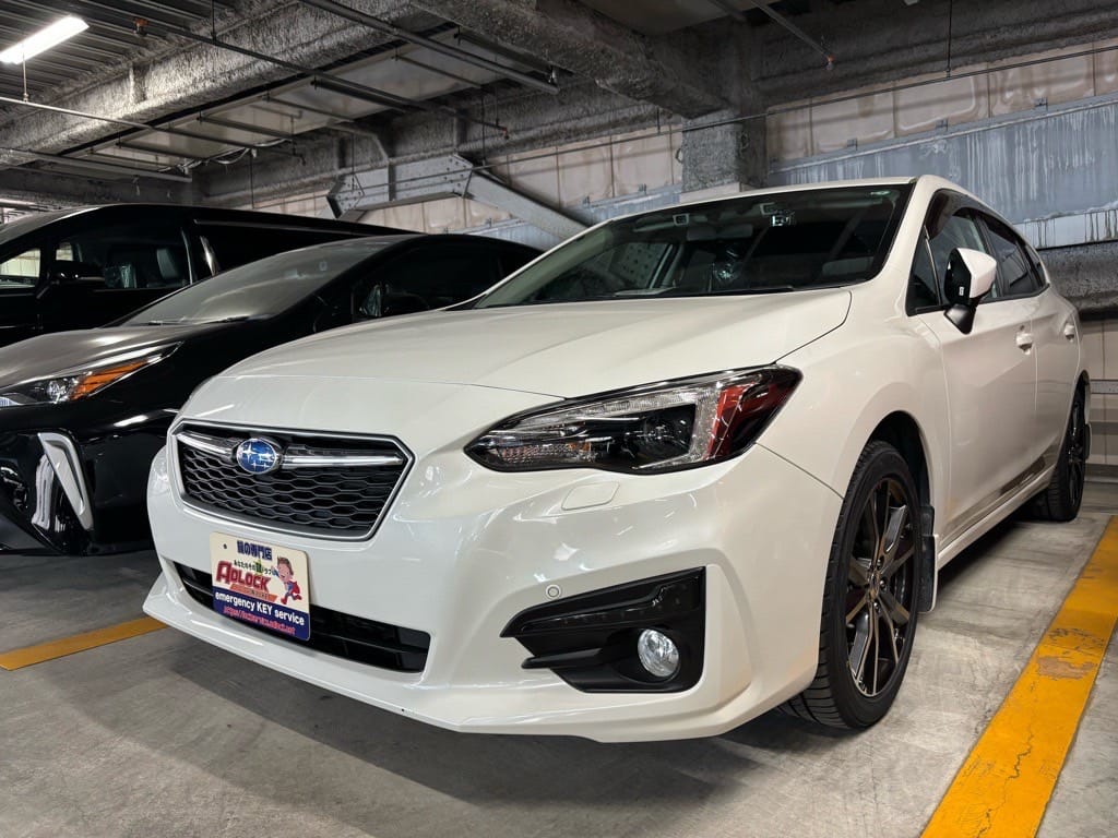 スペアキー作製のご依頼をいただいた納車前のスバル インプレッサGT7 2017年式