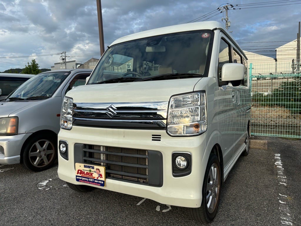 紛失キー作製のご依頼をいただいたスズキエブリィ DA17W 2018年式