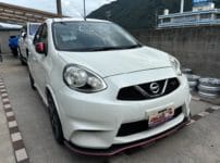 スペアキー作製のご依頼をいただいた納車前の日産 マーチK13 2015年式