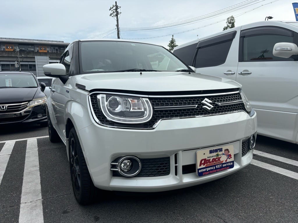 スペアキーー作製のご依頼をいただいたスズキ イグニスFF21S 2017年式