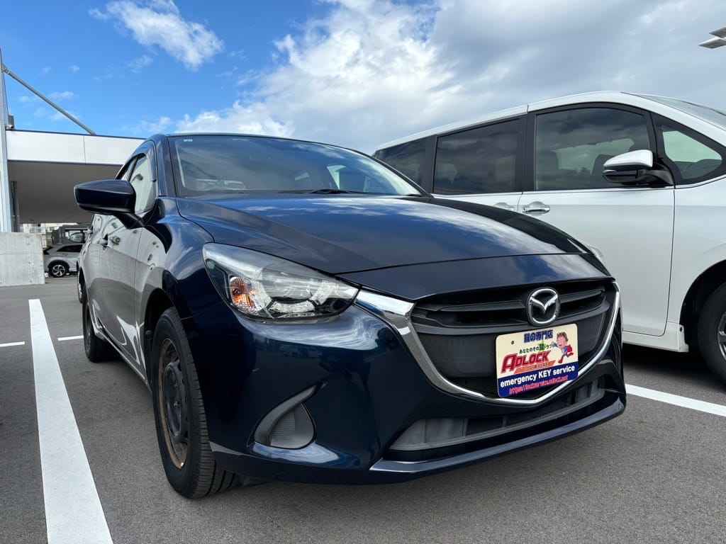 スペアキー作製のご依頼をいただいたマツダ デミオDJ3FS2017年式