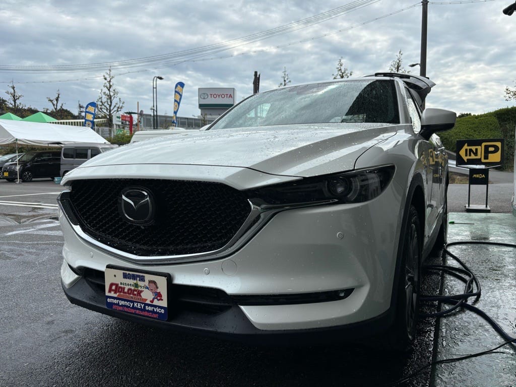 スペアキー作製のご依頼をいただいたマツダ CX5 KF2P 2018年式