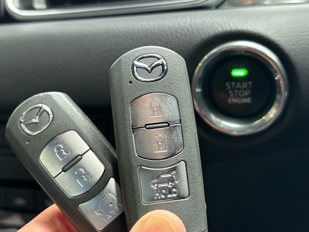 登録が完了したマツダCX5のアドバンストキー