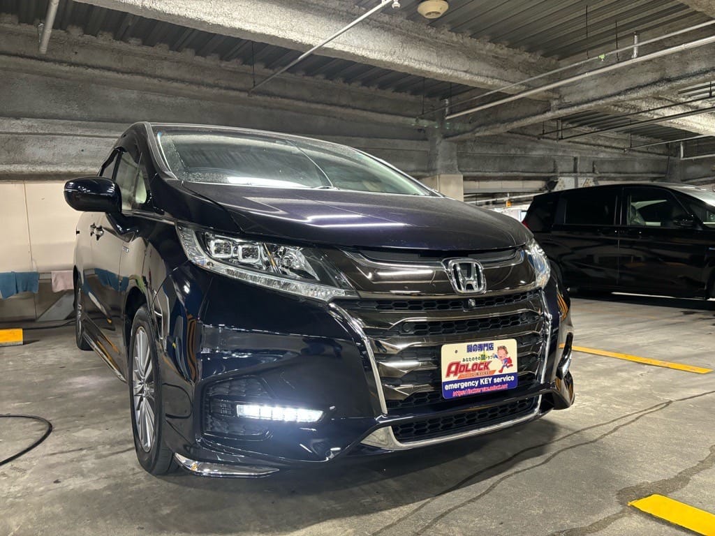 スペアキー作製のご依頼をいただいた納車前のホンダ オデッセイ RC4 2020年式