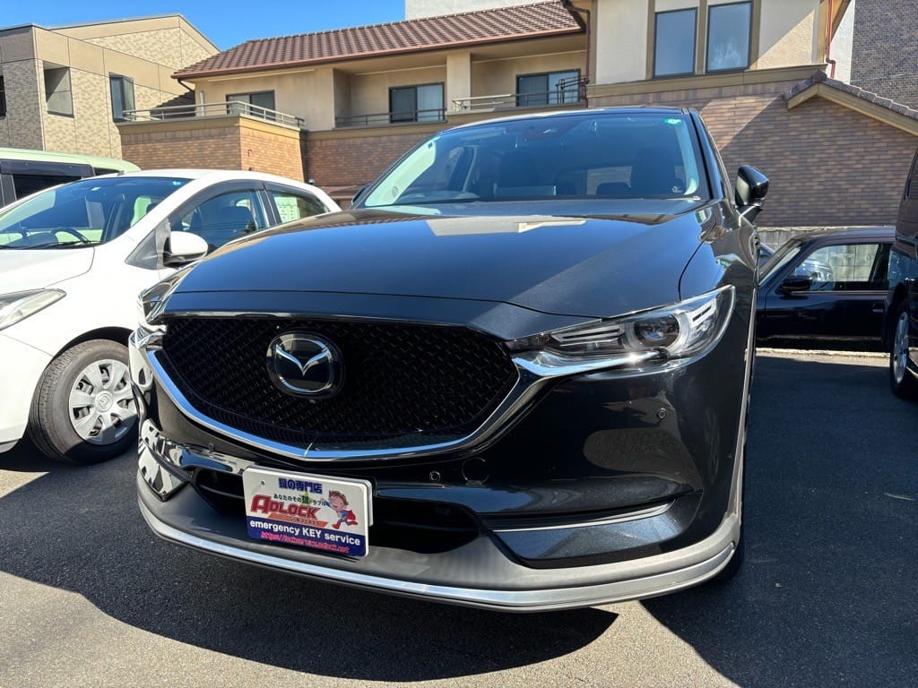 スペアキー作製のご依頼をいただいたマツダCX5KFEP 2021年式