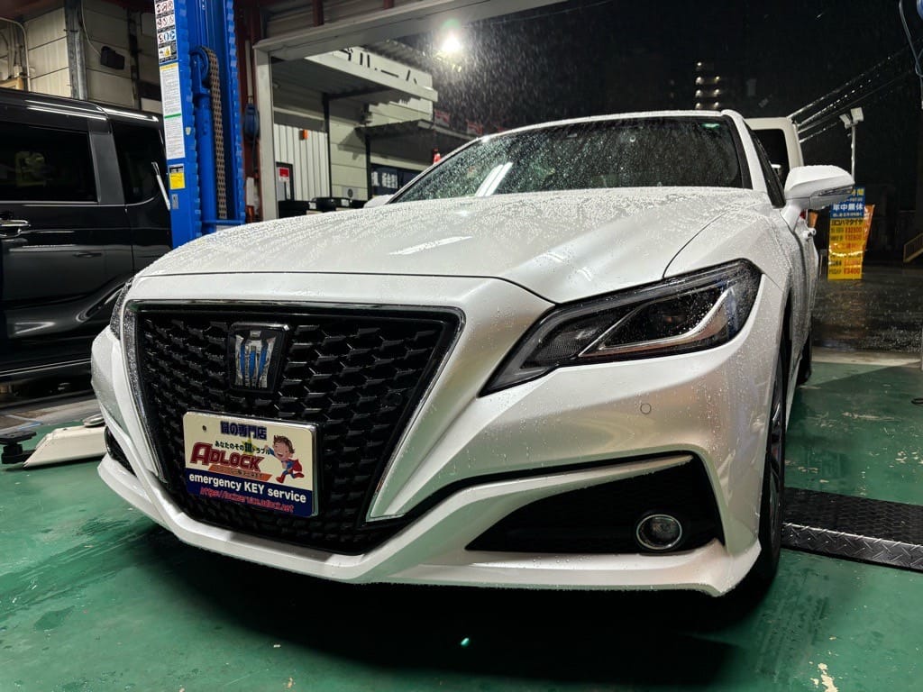 スペアキー作製のご依頼をいただいたトヨタ クラウン AZSH20 2021年式
