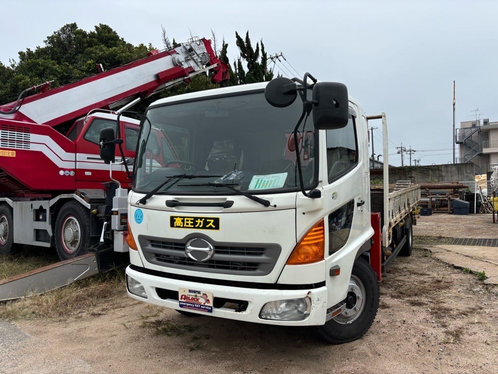 スペアキー作製のご依頼をいただいた日野 レンジャー FD7JLY型 2009年式