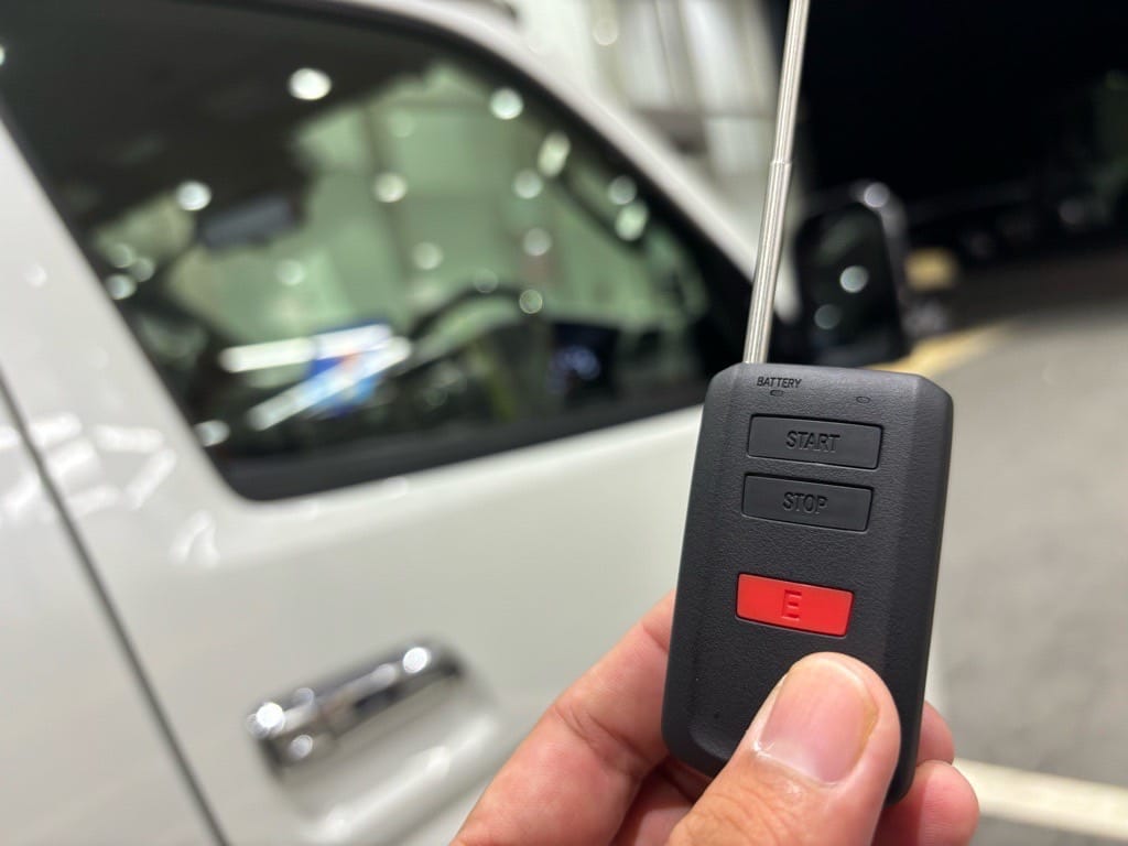 登録したリモコンエンジンスターター