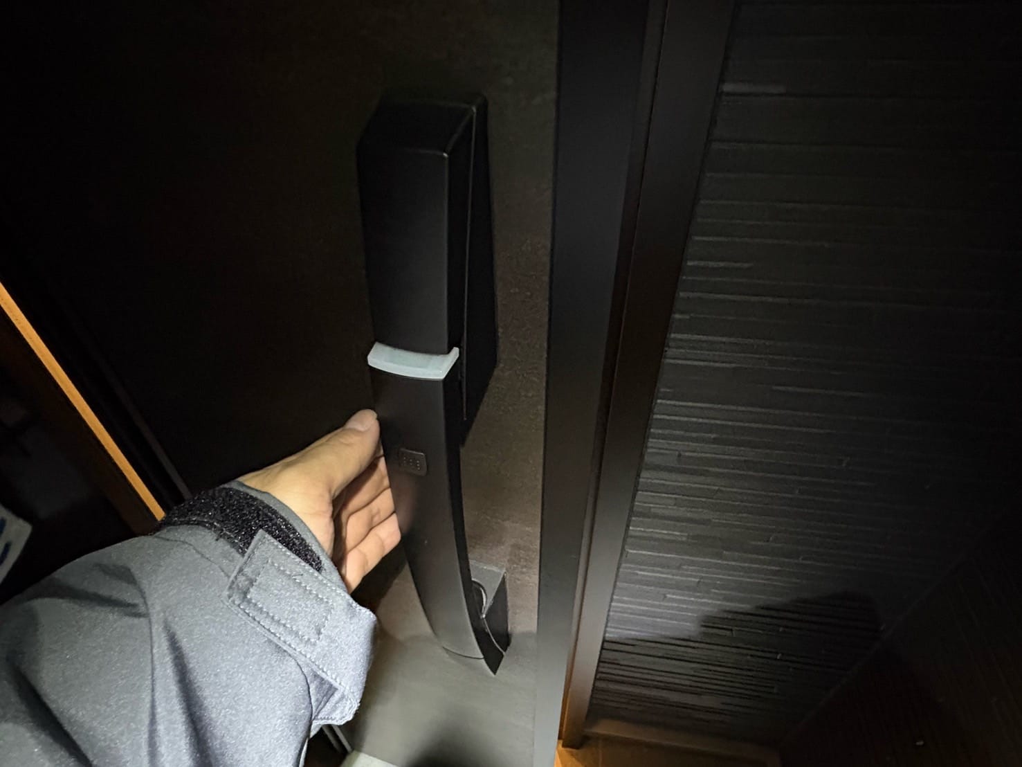 解錠に成功、開いたドア