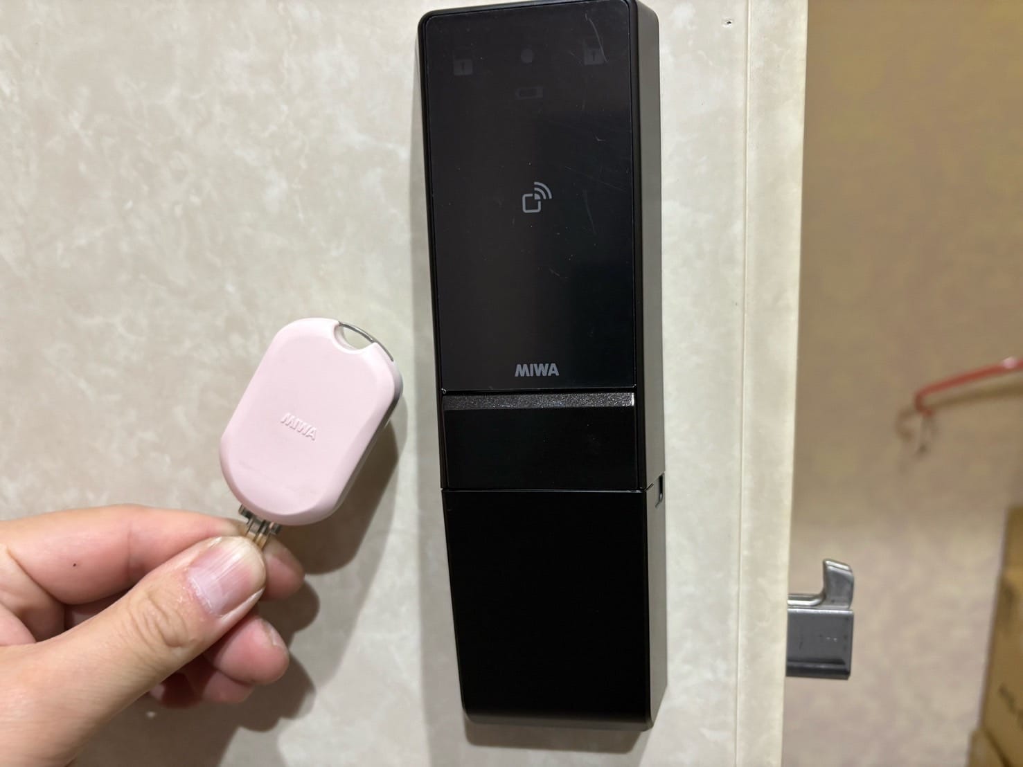 美和電子錠DTRSⅢの取付完了