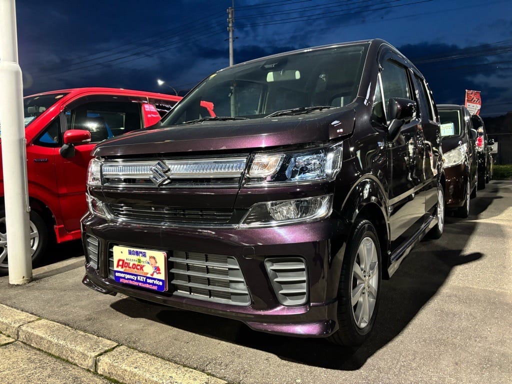 スズキ ワゴンR MH55S 2018年式。こちらの車両の鍵を作製します