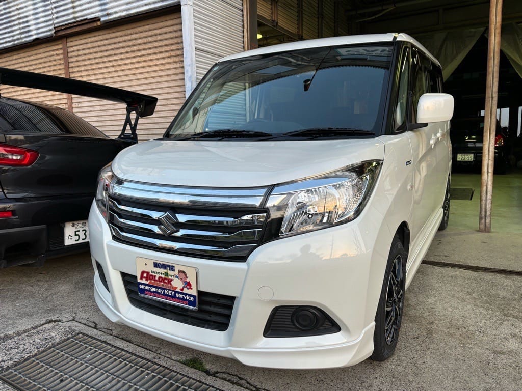 スズキ ソリオMA36S 2016年式。こちらの車両の鍵を作製します