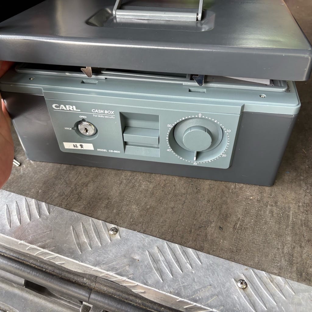 金庫が開きました