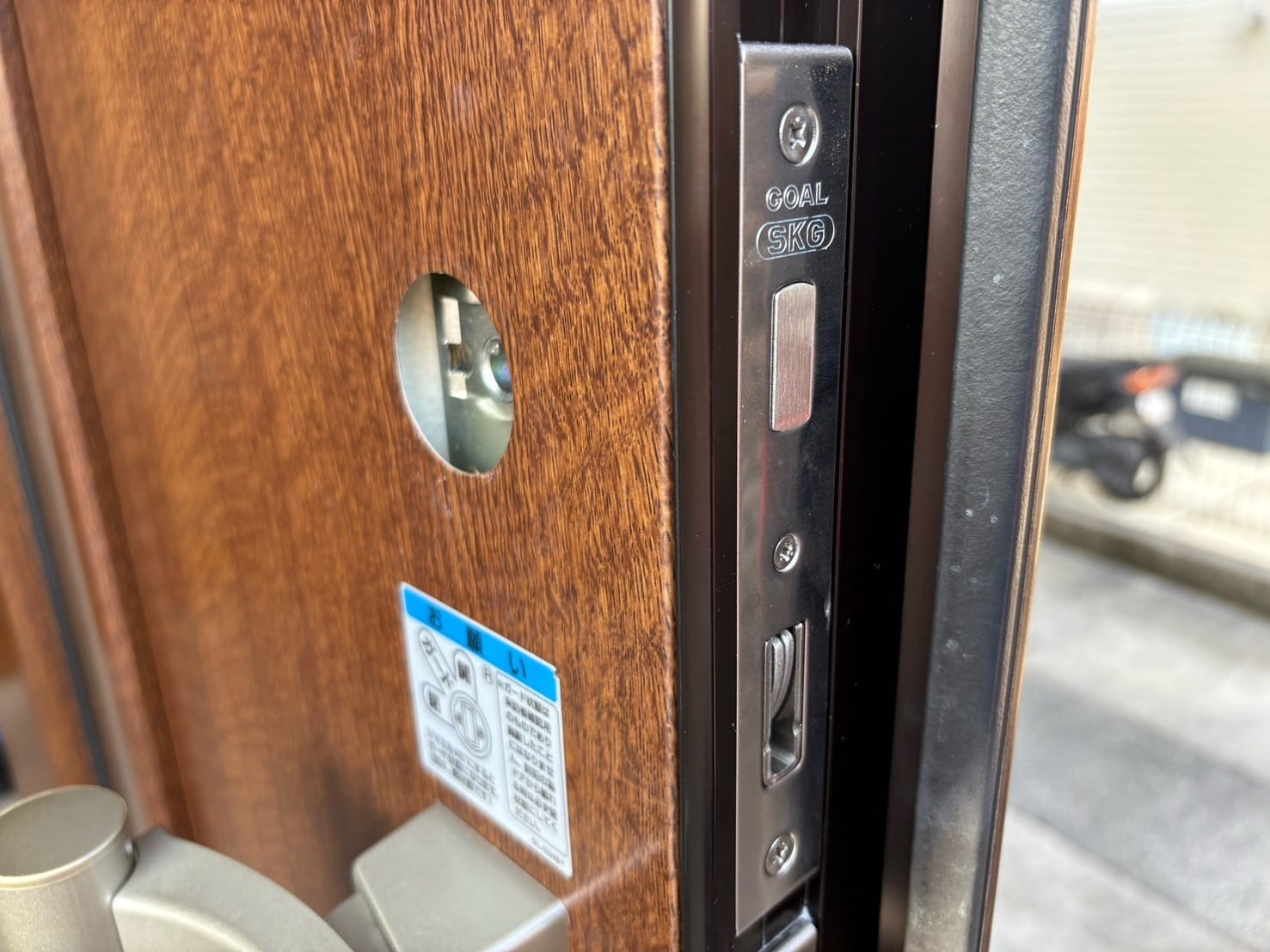 ケースロック交換完了