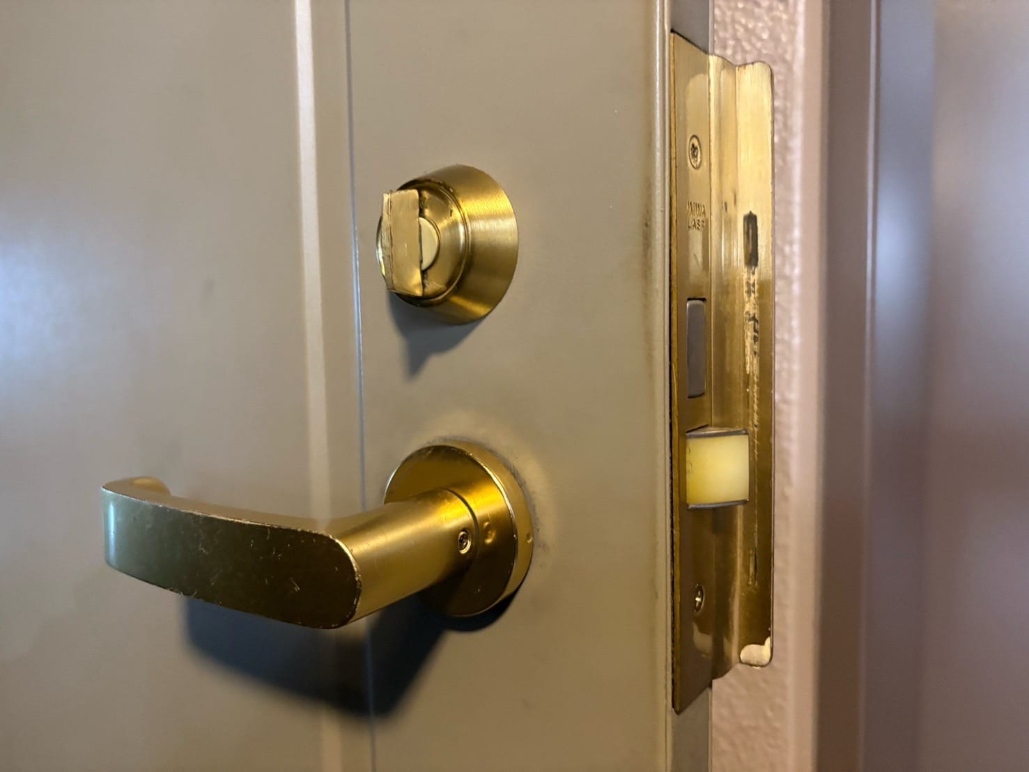 解錠に成功。ドアが開きました