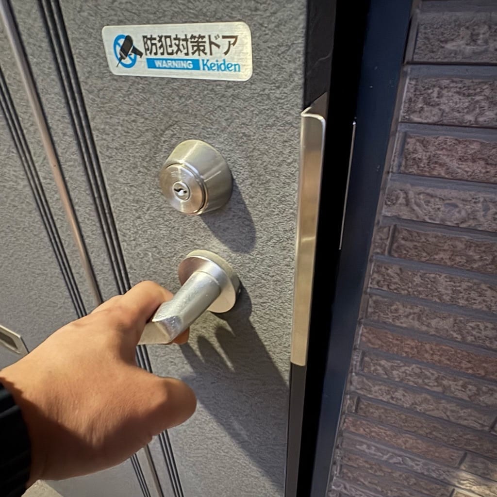 解錠に成功。ドアが開きました