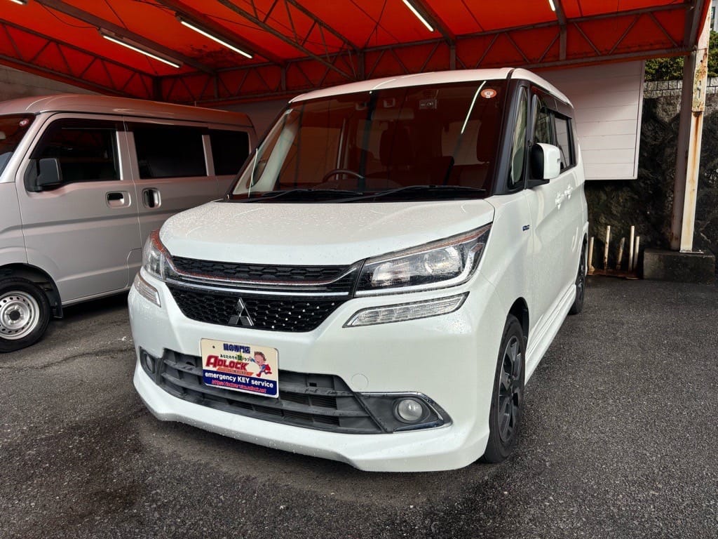 三菱 デリカD2 MB36S 2017年式。こちらの車両の鍵を作製します