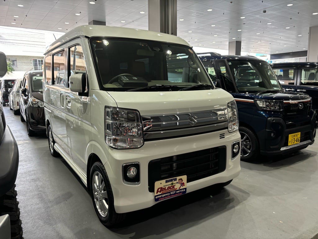 スズキ エブリィDA17W 2020年式。こちらの車両の鍵を作製します