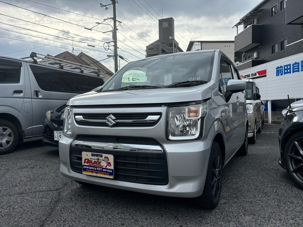 スズキ ワゴンRMH85S 2022年式。こちらの車両の鍵を作製します
