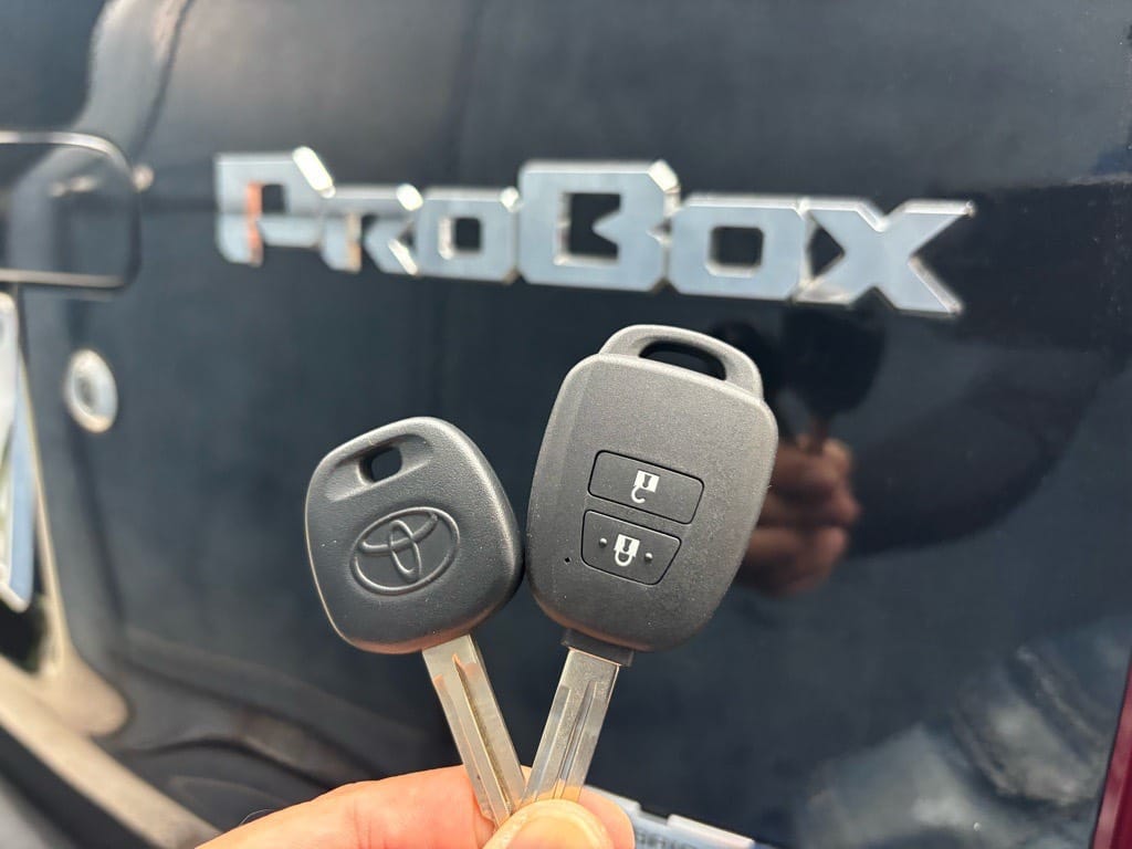 既存キーと今回新たに作製したリモコンキー