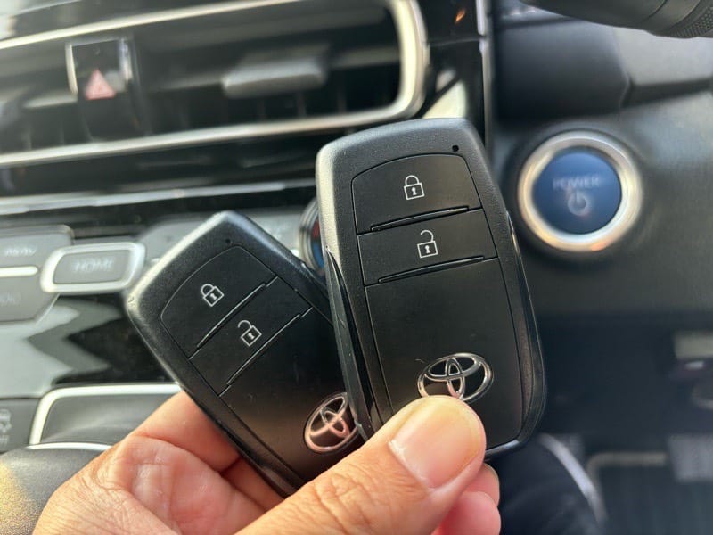 スマートキー登録が完了。エンジン始動可能な状態になりました