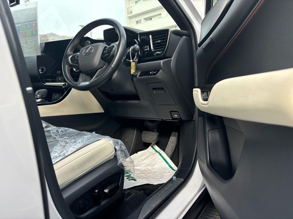 解錠に成功、NX350hの運転席ドアが開きました