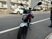 スズキ ジクサーNG4BG 2018年式。こちらのバイクの鍵を新たに作製します