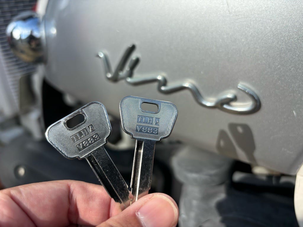 今回作製した2本の鍵