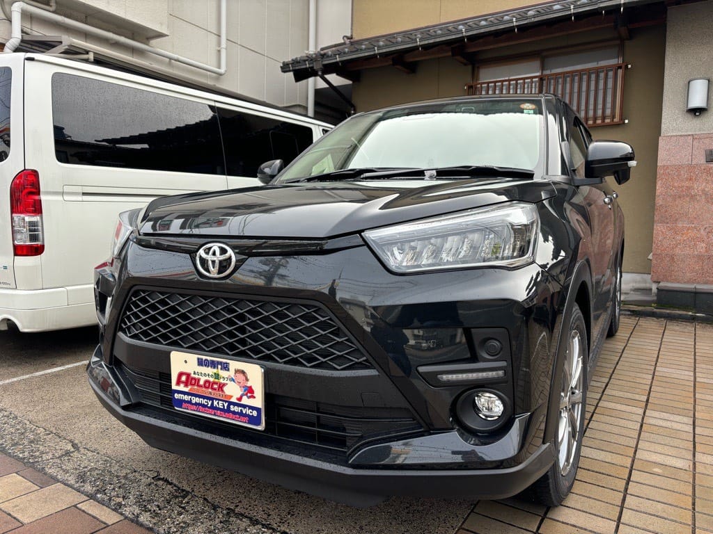 トヨタライズA201A 2023年式。こちらの車両の鍵を作製します