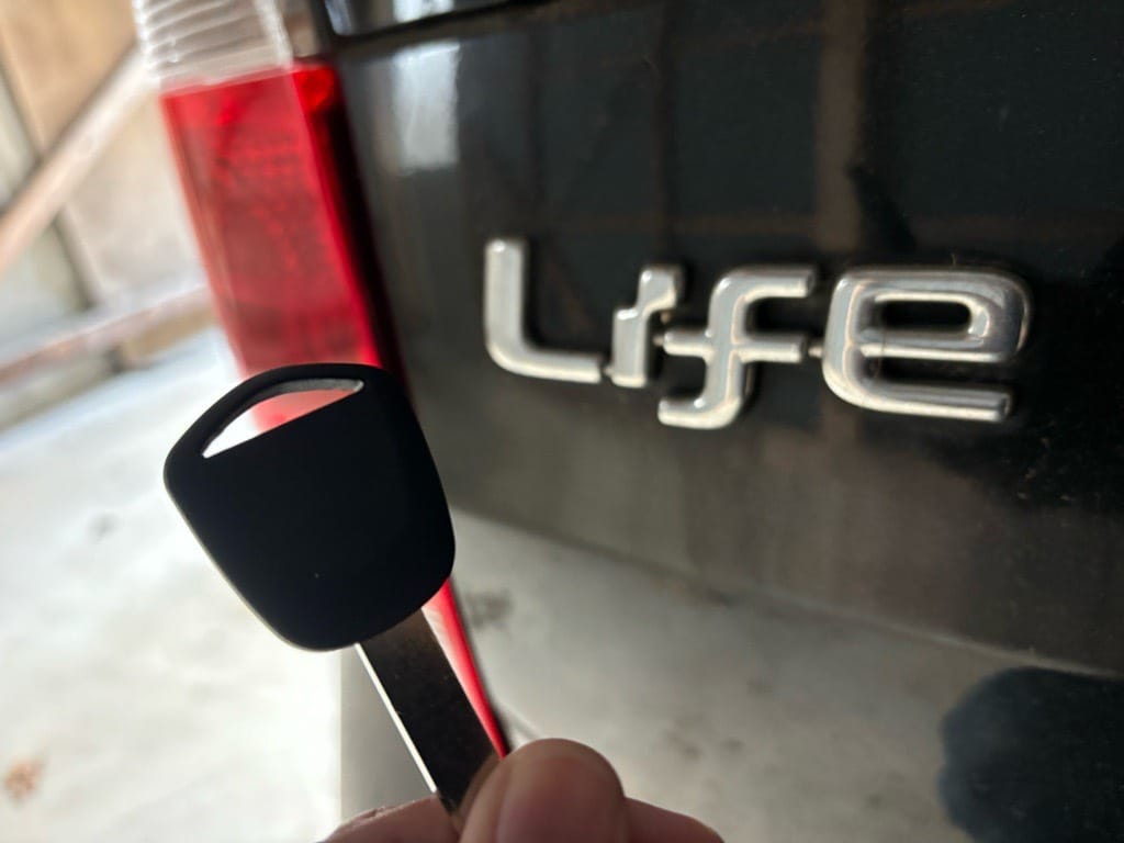 作製したライフのメカニカルキー