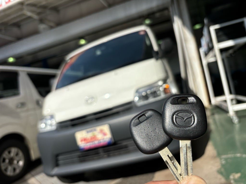 マツダ ボンゴS403Z 2022年式。こちらの車両の鍵を作製しました