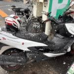 鍵トラブルが起きたバーグマン、こちらのバイクの鍵を作製して解錠します