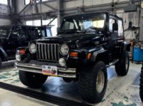 ジープ ラングラーTJ型 2011年式。こちらの車両の鍵を作製します