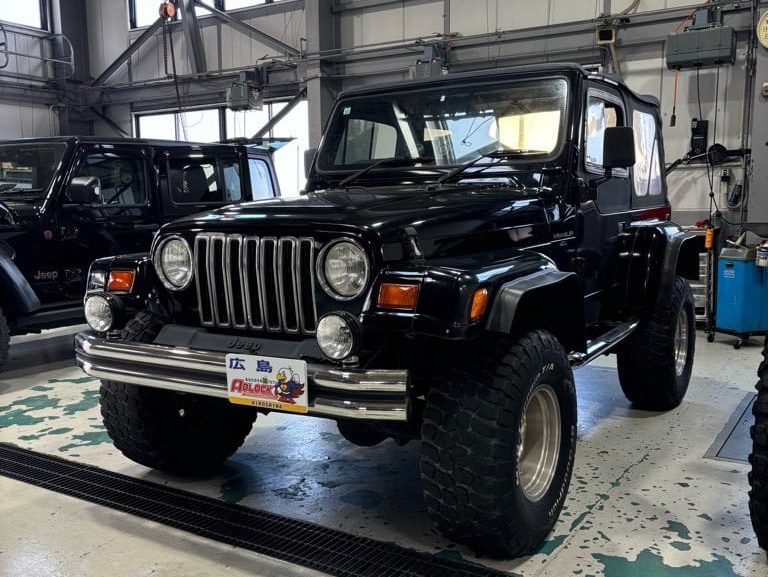 ジープ ラングラーTJ型 2011年式。こちらの車両の鍵を作製します