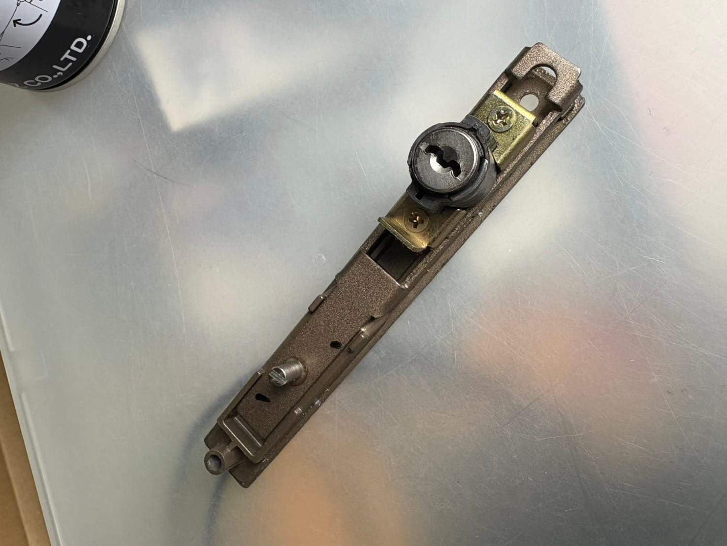 取り外した錠前