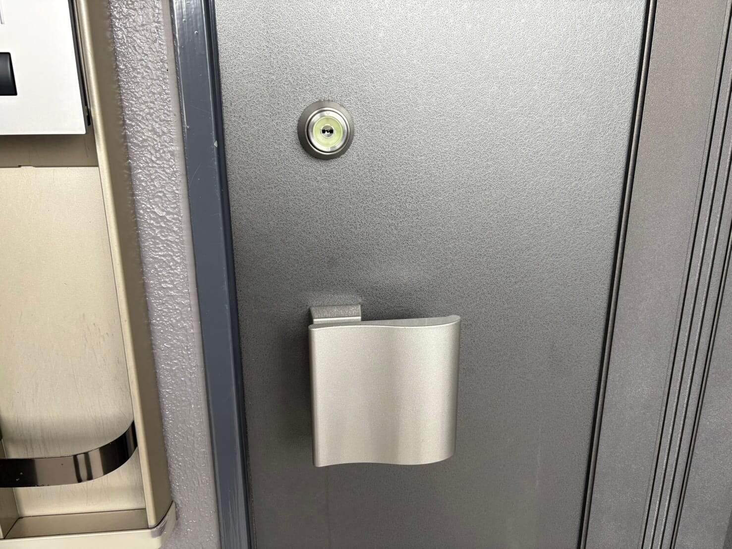 鍵の不調がある玄関ドア