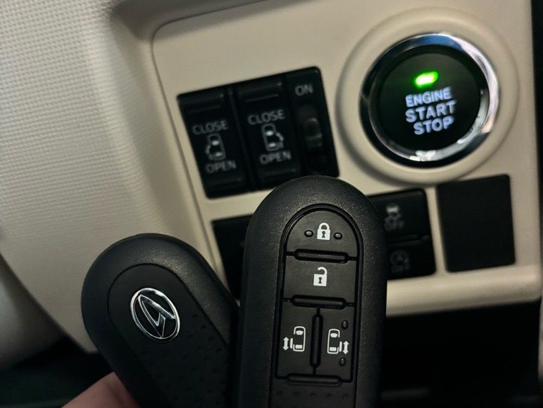 登録が完了したキーフリーリモコン