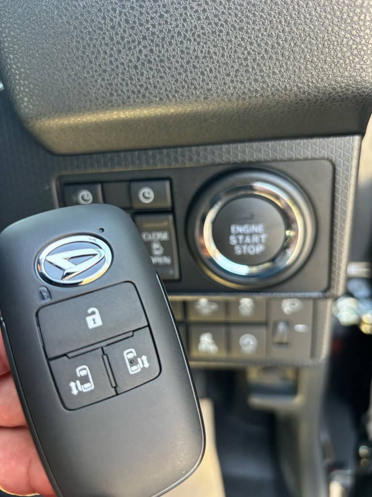 登録が完了したキーフリーリモコン