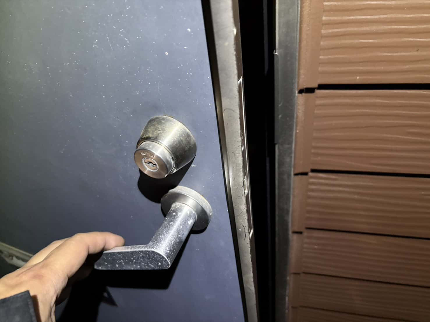 解錠に成功し扉が開きました