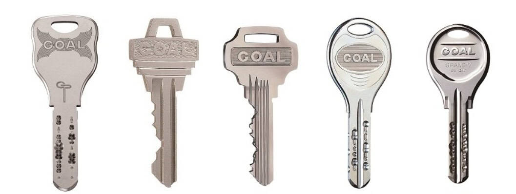 ゴール社の鍵の種類の画像