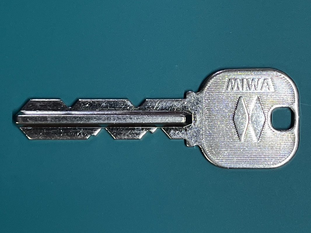 鍵交換に最適なシリンダー鍵の画像.